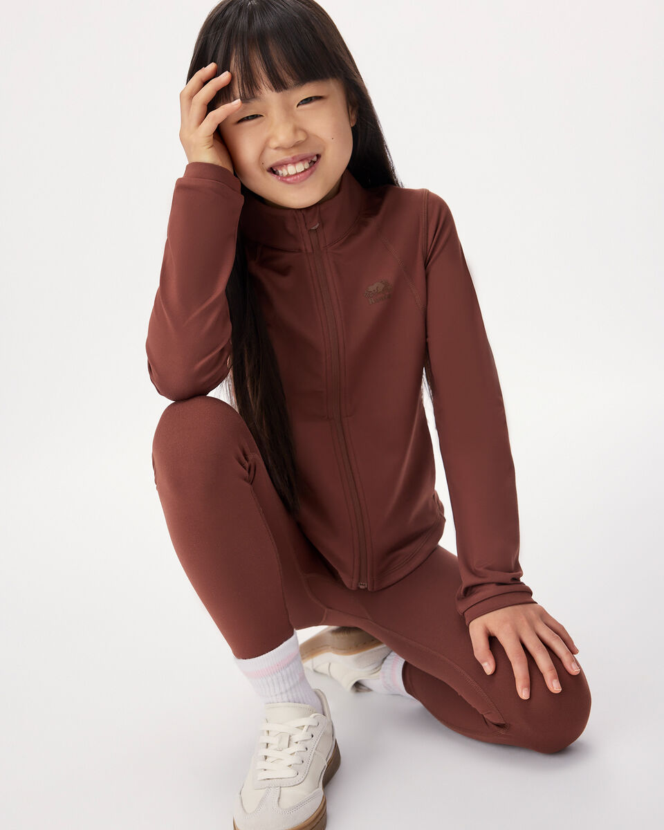 Girls Active Fitted Track Jacket