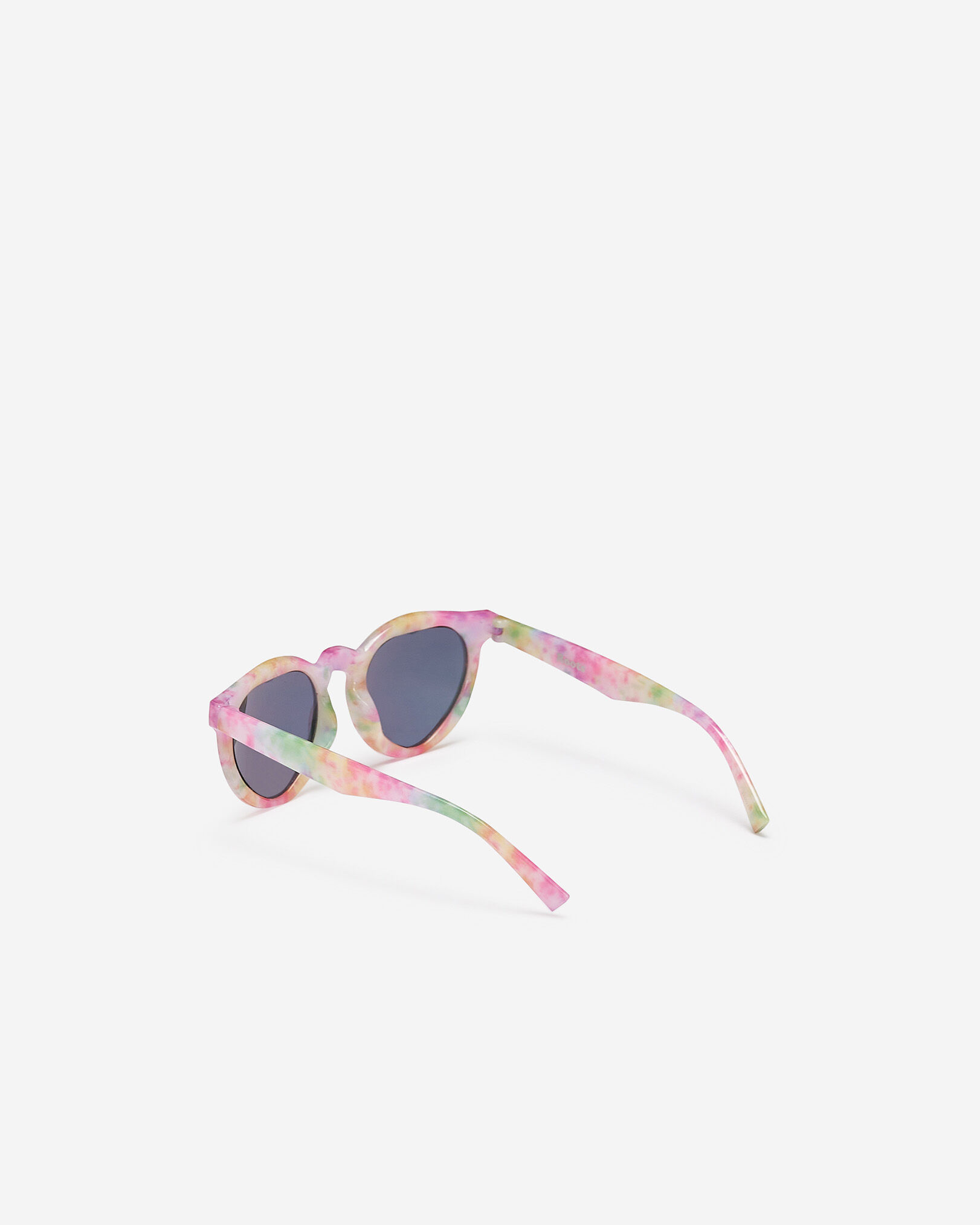 Kids Round Heart Tie Dye Sunglasses