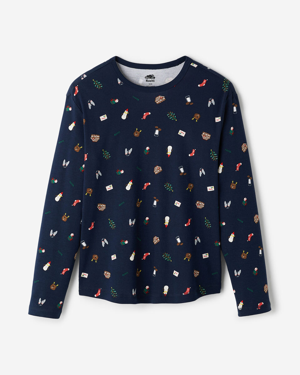 Mens Holiday Pajama Top