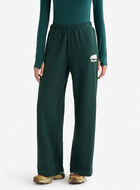 Pantalon à jambe large en molleton de coton bio Cooper