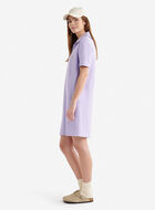 Robe &agrave; manches courtes et demi-glissi&egrave;re en jersey bouclette Cooper