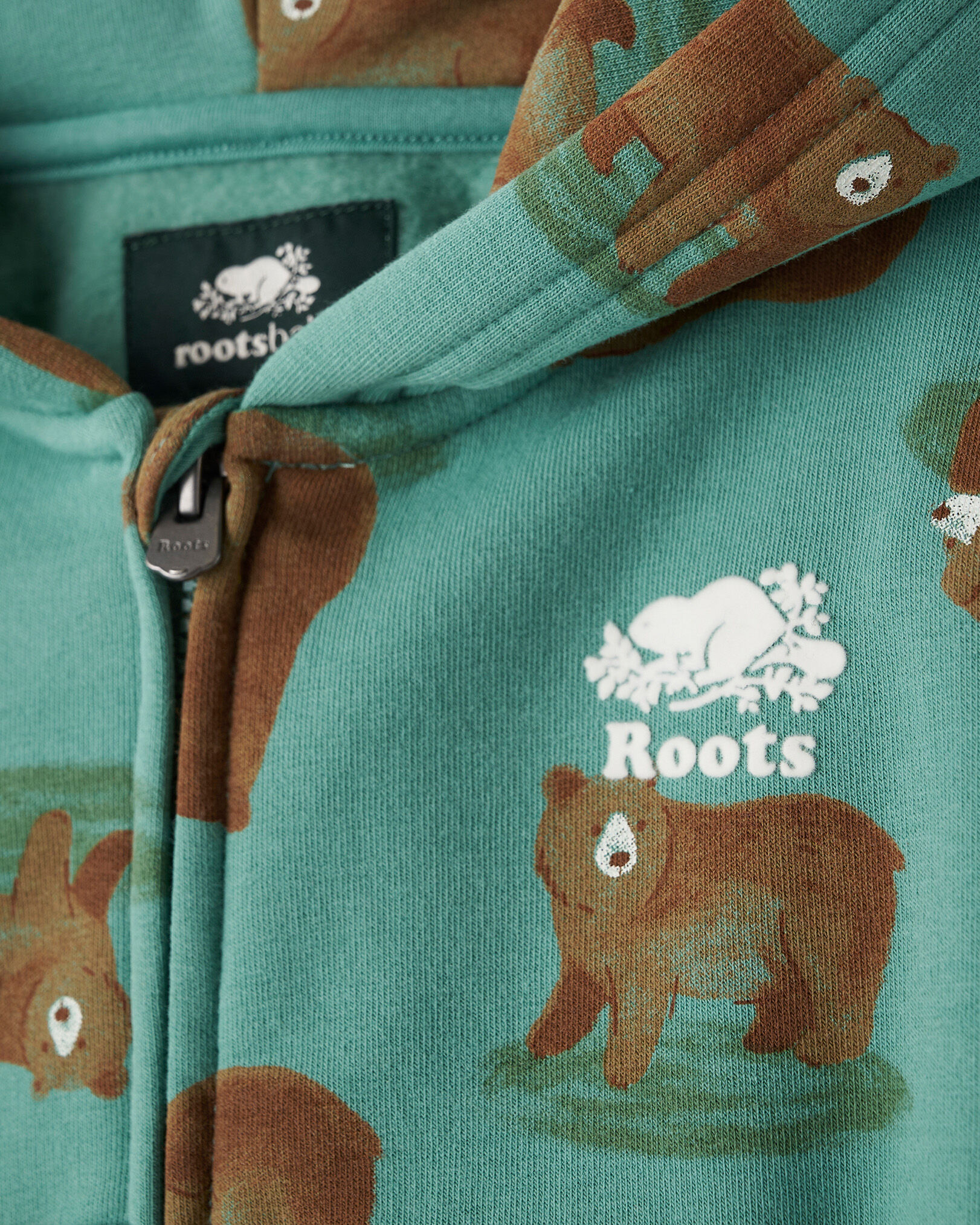 Baby Cozy Bear Zip Hoodie