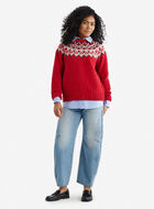 Oversized Fair Isle Sweater