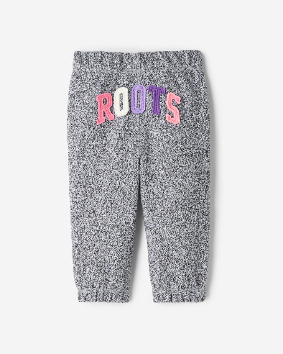 Pantalon original en molleton de coton bio Roots pour bébés