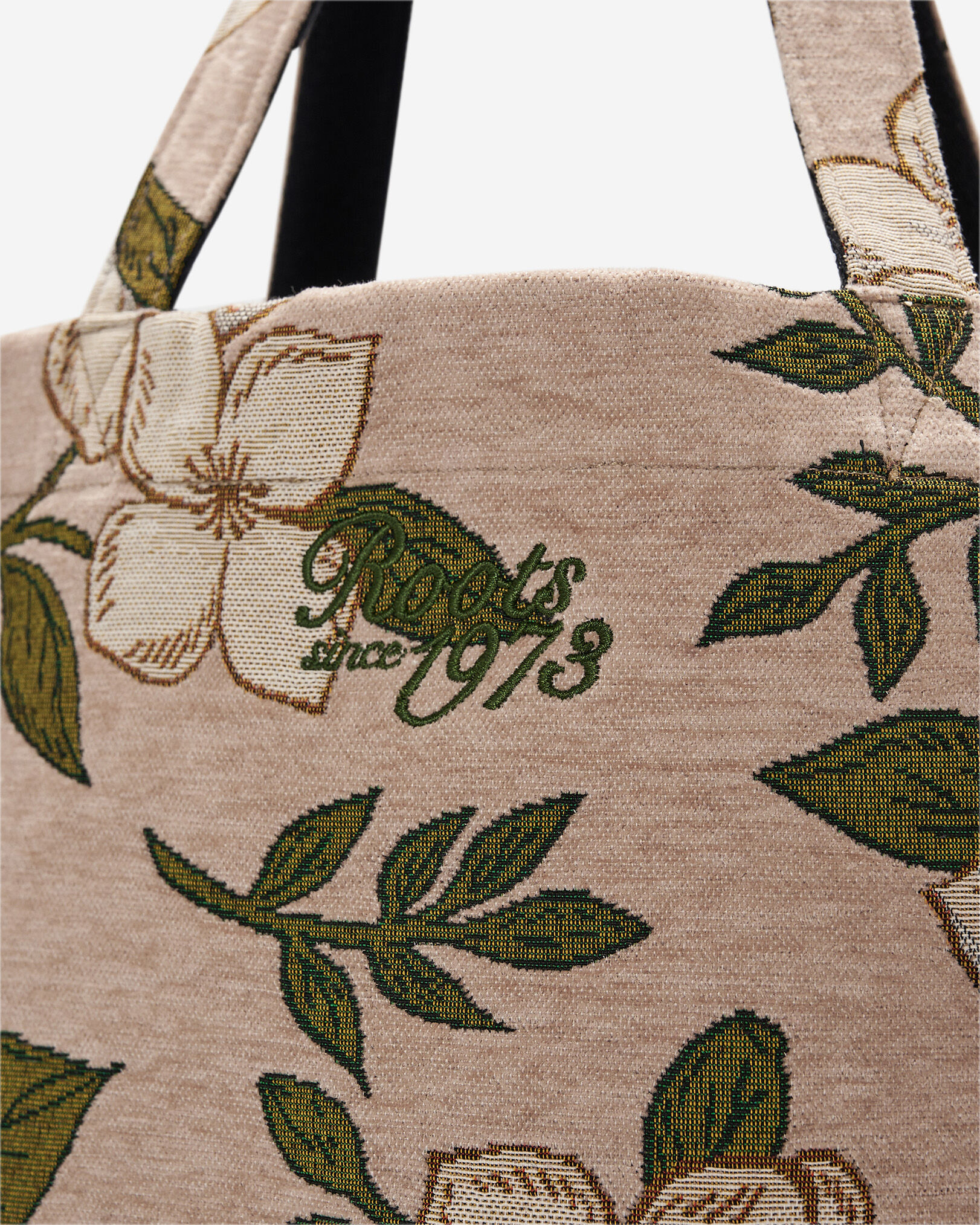 Floral Jacquard Tote