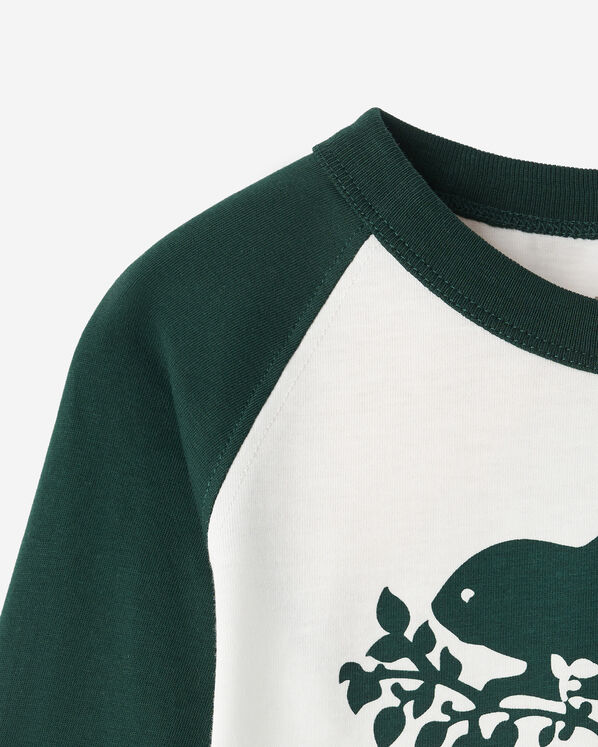 Toddler Organic Cooper Baseball T-Shirt Toddler Organic Cooper Baseball T-Shirt
