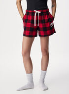 Short de pyjama &agrave; carreaux pour femme