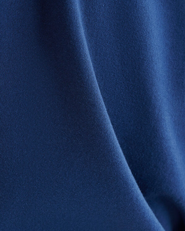 Chandail à col à glissière et manches courtes en coton bio Cooper