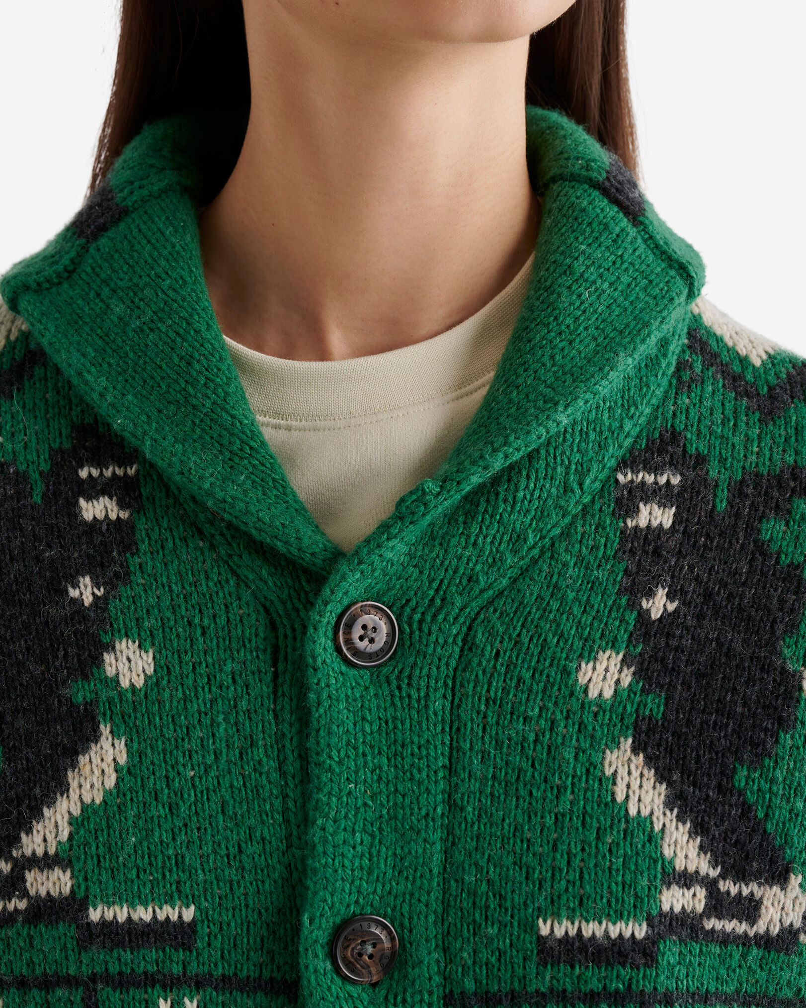 Cabin Shawl Fair Isle Cardigan
