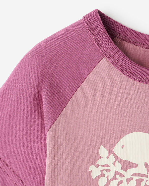 T-shirt style baseball Cooper en coton bio pour tout-petits