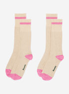 Adult Cotton Cabin Pop Sock 2 Pack