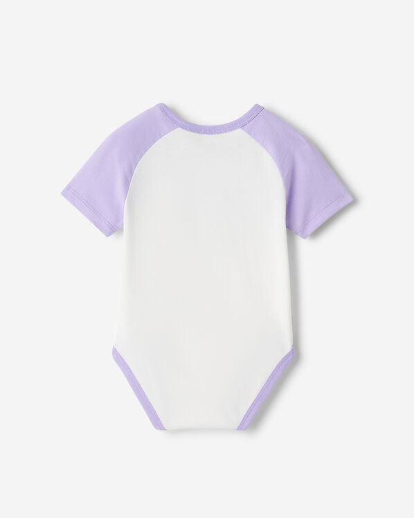 Baby Organic Cooper Baseball Short Sleeve Bodysuit
