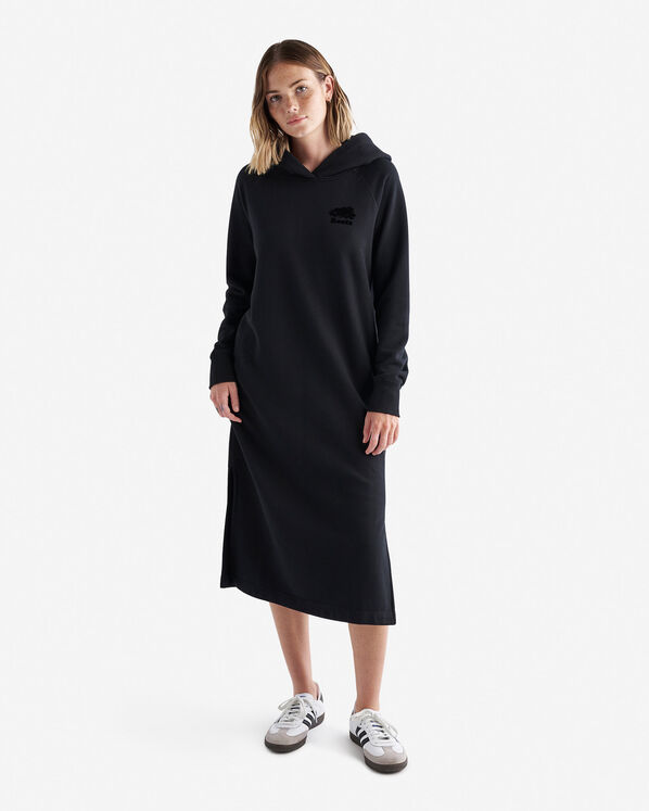 Organic Cooper Hoodie Midi Dress