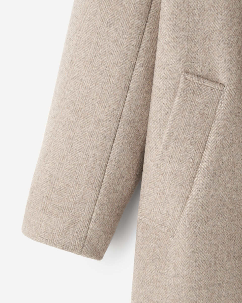 Long Wool Blend Coat