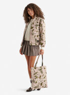 Fourre-tout Jacquard floral