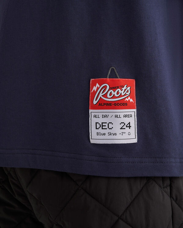 Mens Ski Pass Relaxed Long Sleeve T-Shirt