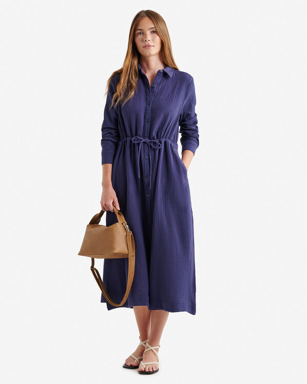 Isla Cotton Gauze Shirt Dress