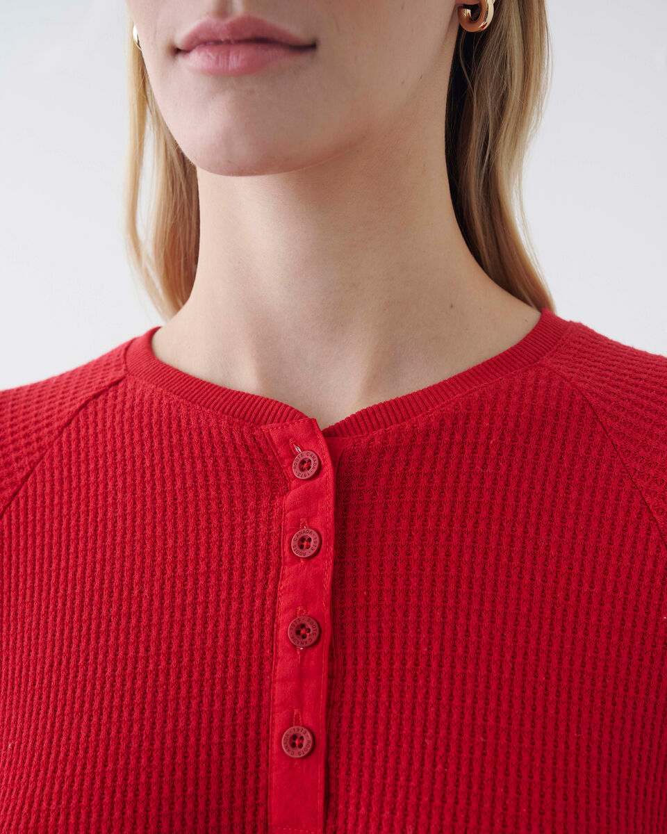 Chandail henley gaufré Cabane