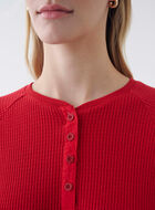 Chandail henley gaufré Cabane