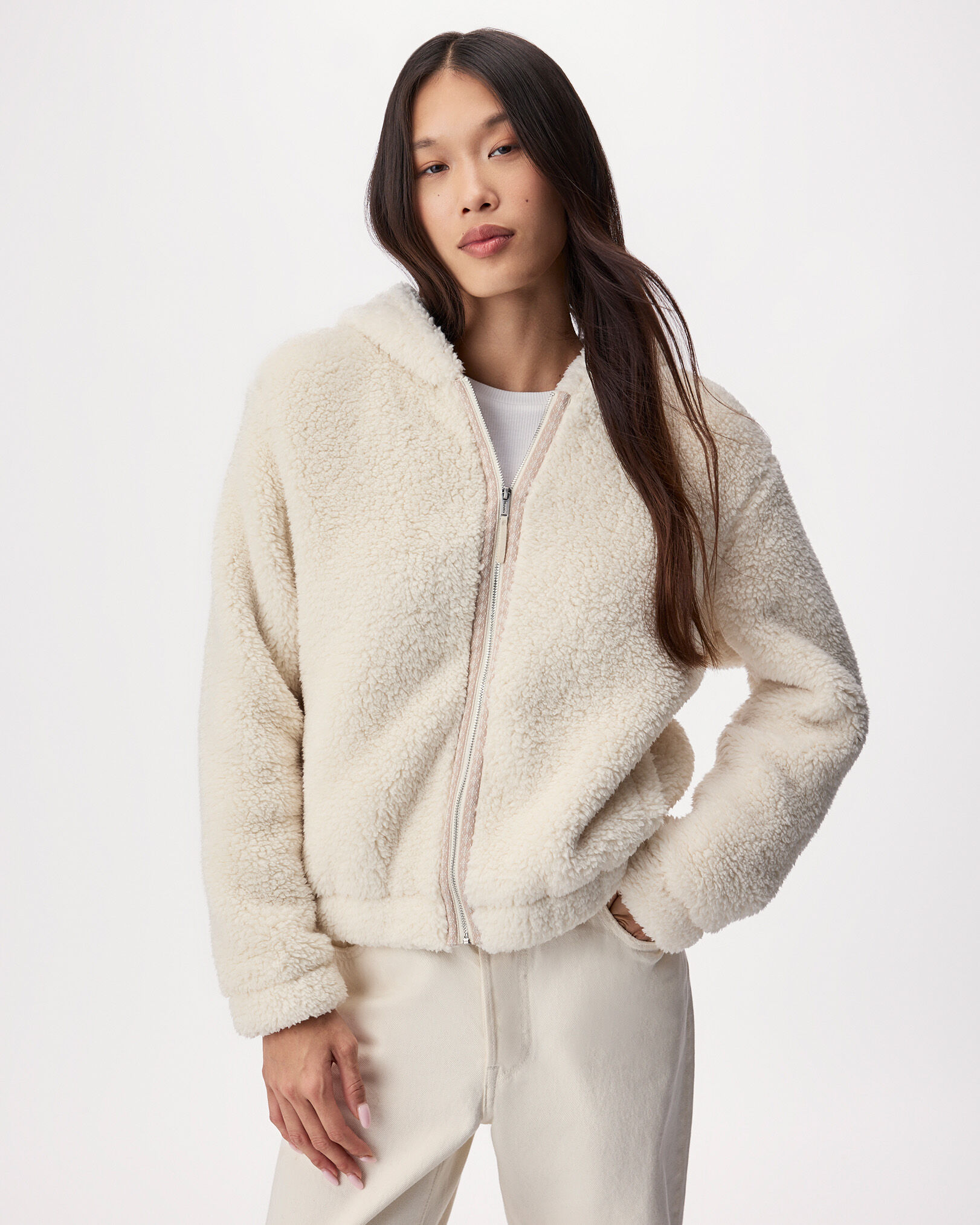 Creekside Shearling Fleece Full Zip Hoodie