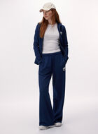Pantalon &agrave; jambe large en molleton de coton bio Cooper