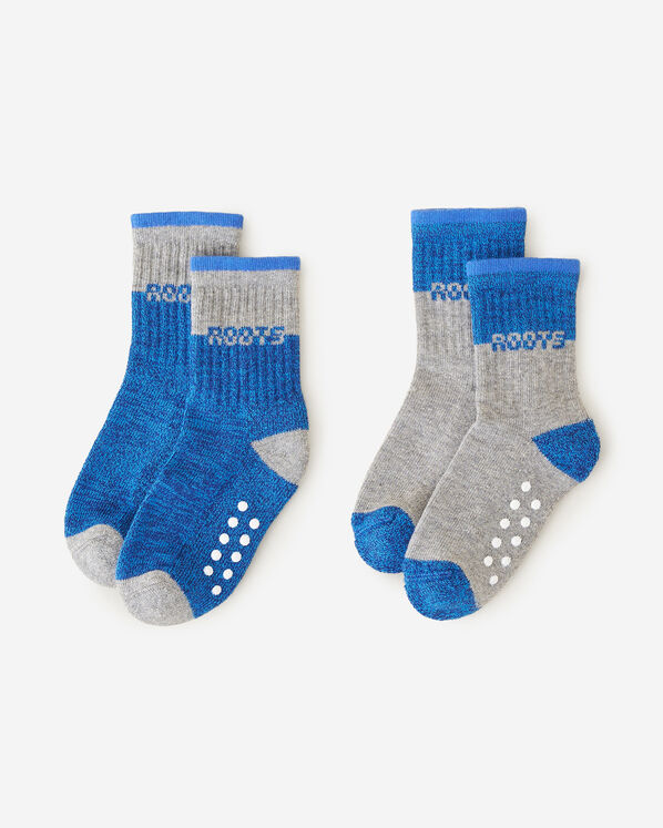 2 paires de chaussettes sport à logo pour tout-petits