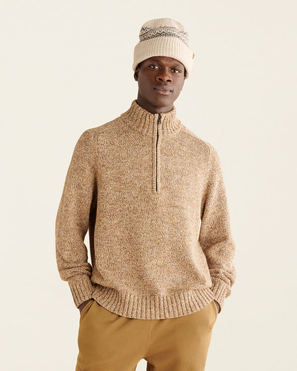 Robson Relaxed Half Zip Stein Sweater