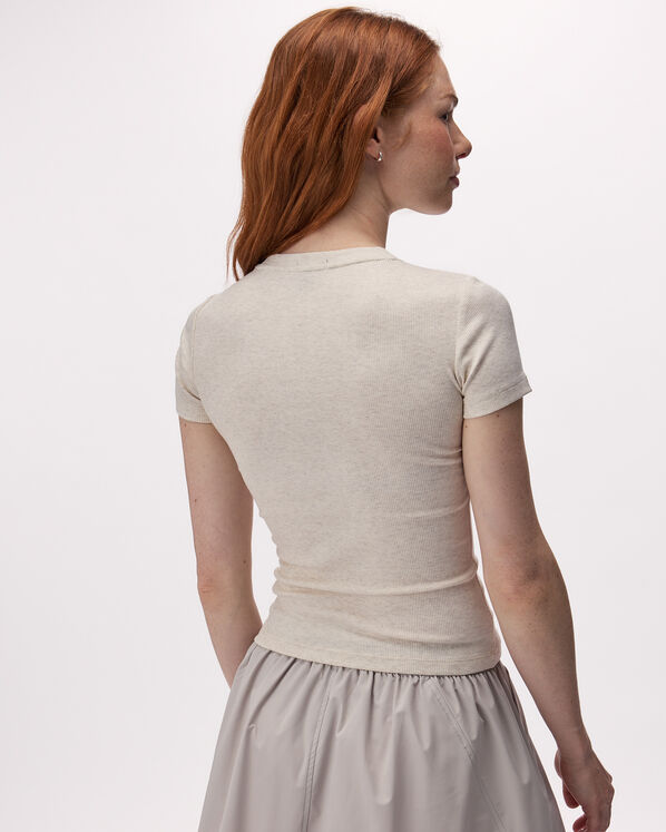 Roam Rib Fitted Short Sleeve Top