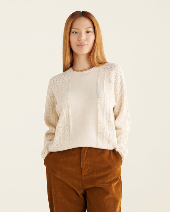 Merrick Pointelle Sweater