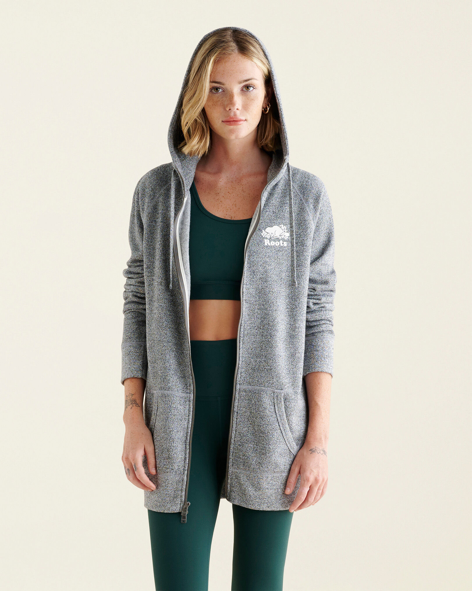 Roots full top zip hoodie
