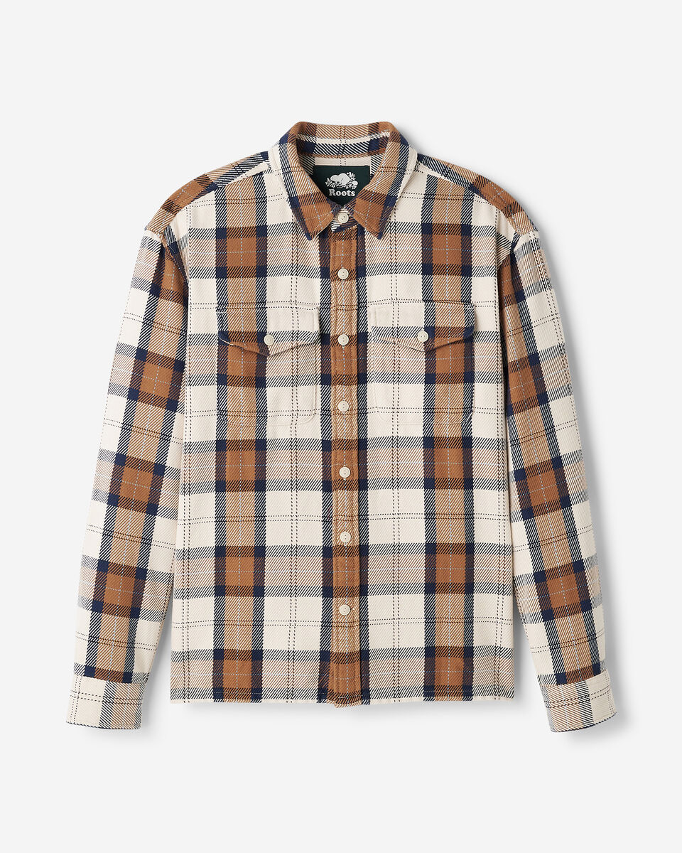 Chemise d&eacute;contract&eacute;e en serg&eacute; Cypress