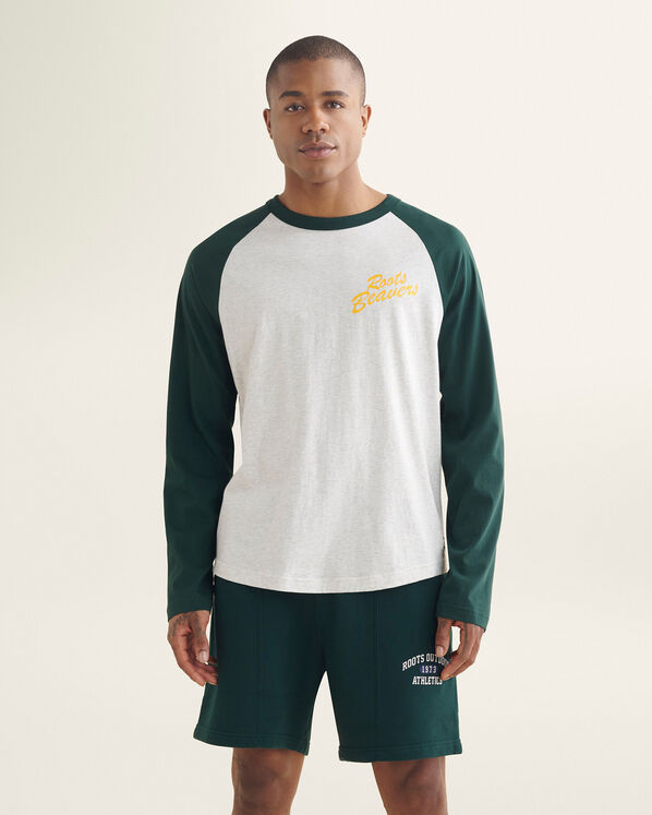 Mens Roots Beavers Baseball Tee