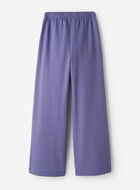 Pantalon molletonn&eacute; en coton biologique &agrave; jambe large Cooper 