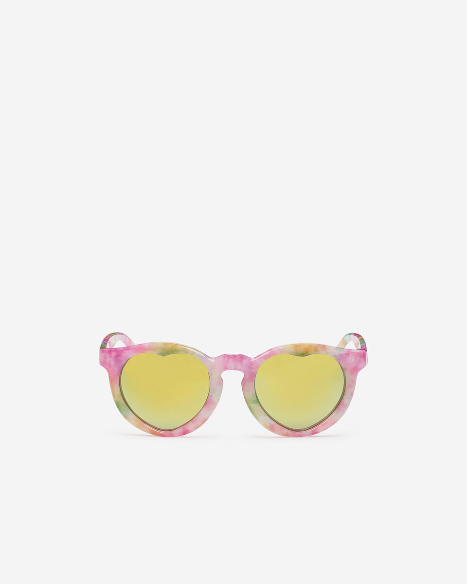 Kids Round Heart Tie Dye Sunglasses