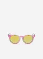 Kids Round Heart Tie Dye Sunglasses
