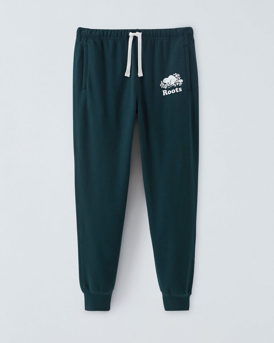 Pantalon court en molleton ajusté à cheville côtelée (entrejambe : 26 po)