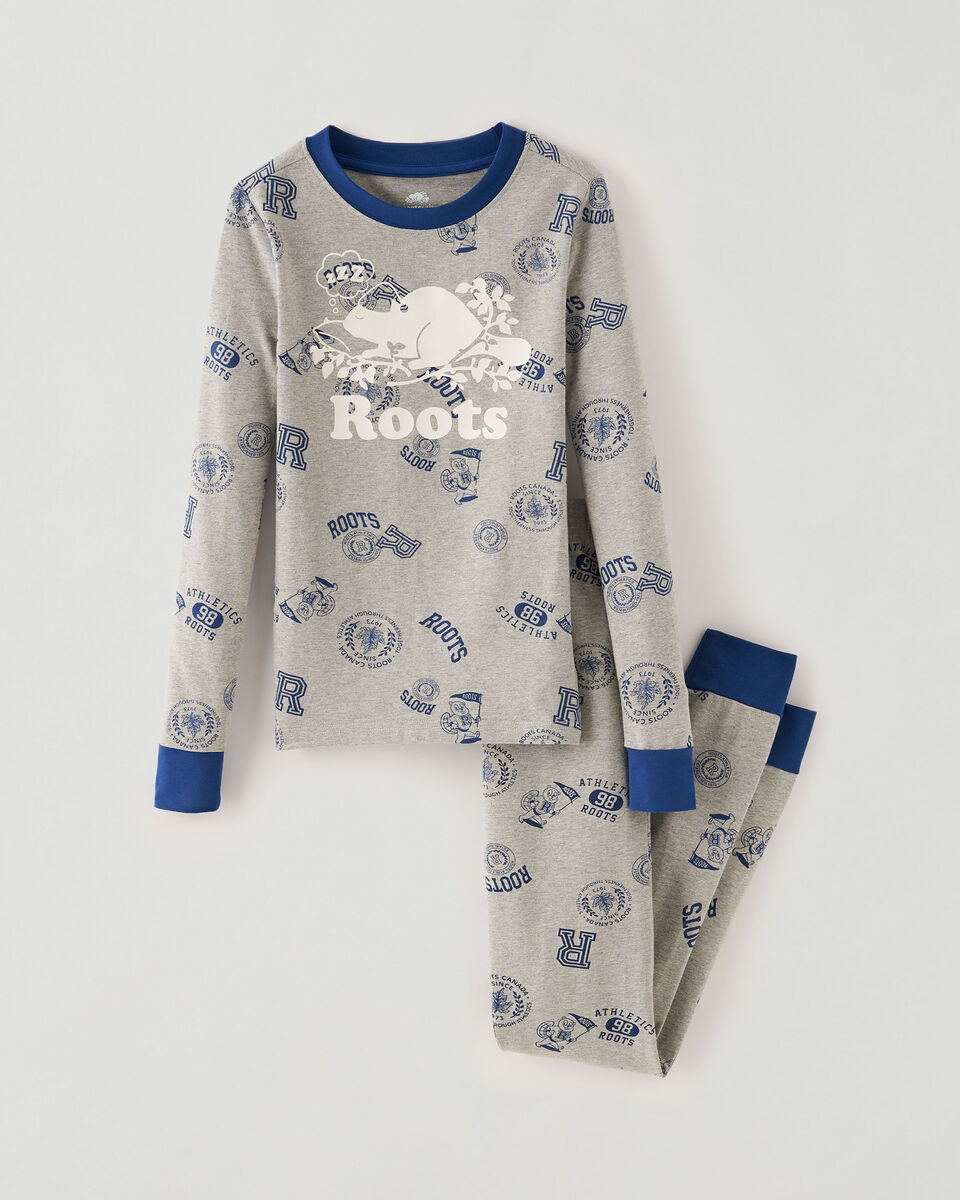Kids Grey Athletics Club PJ Set