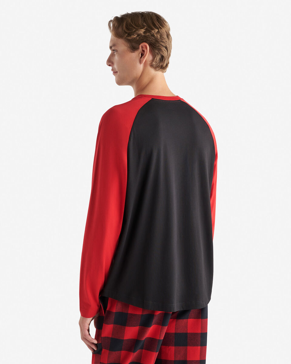 Mens Cooper Plaid Raglan Long Sleeve T-Shirt