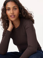 Roam Rib Fitted Long Sleeve Top