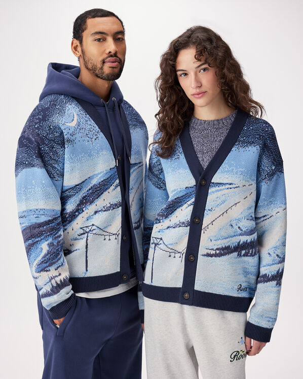 Landscape Intarsia Cardigan