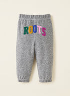 Pantalon original en molleton de coton bio Roots pour bébés