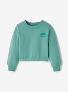 Toddler Girls Cozy Cinched Crew Sweatshirt