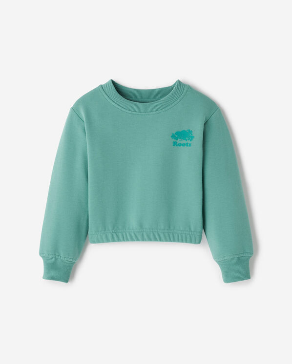 Toddler Girls Cozy Cinched Crew Sweatshirt