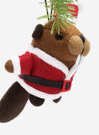 Santa Beaver Ornament  