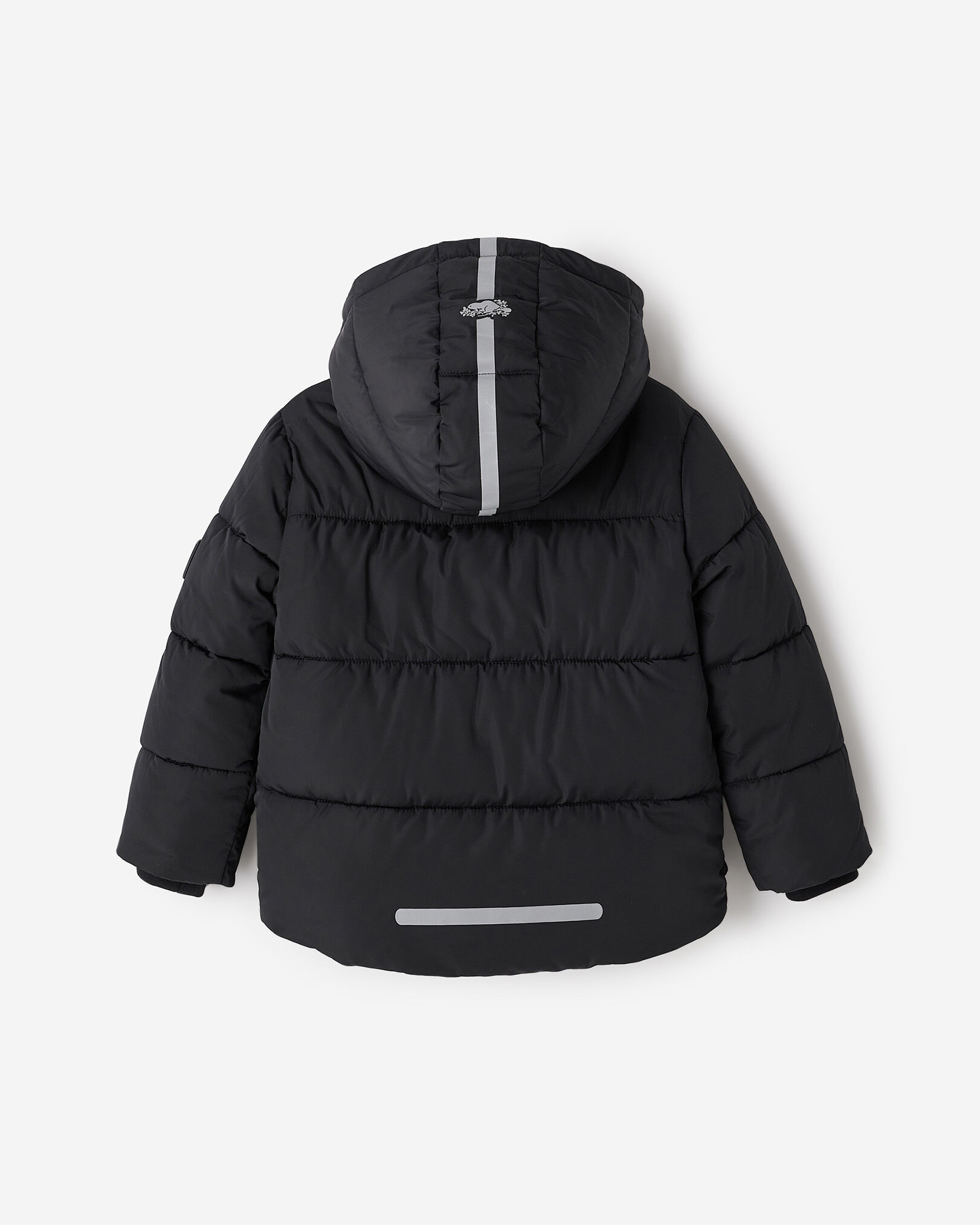 Black toddler puffer jacket discount