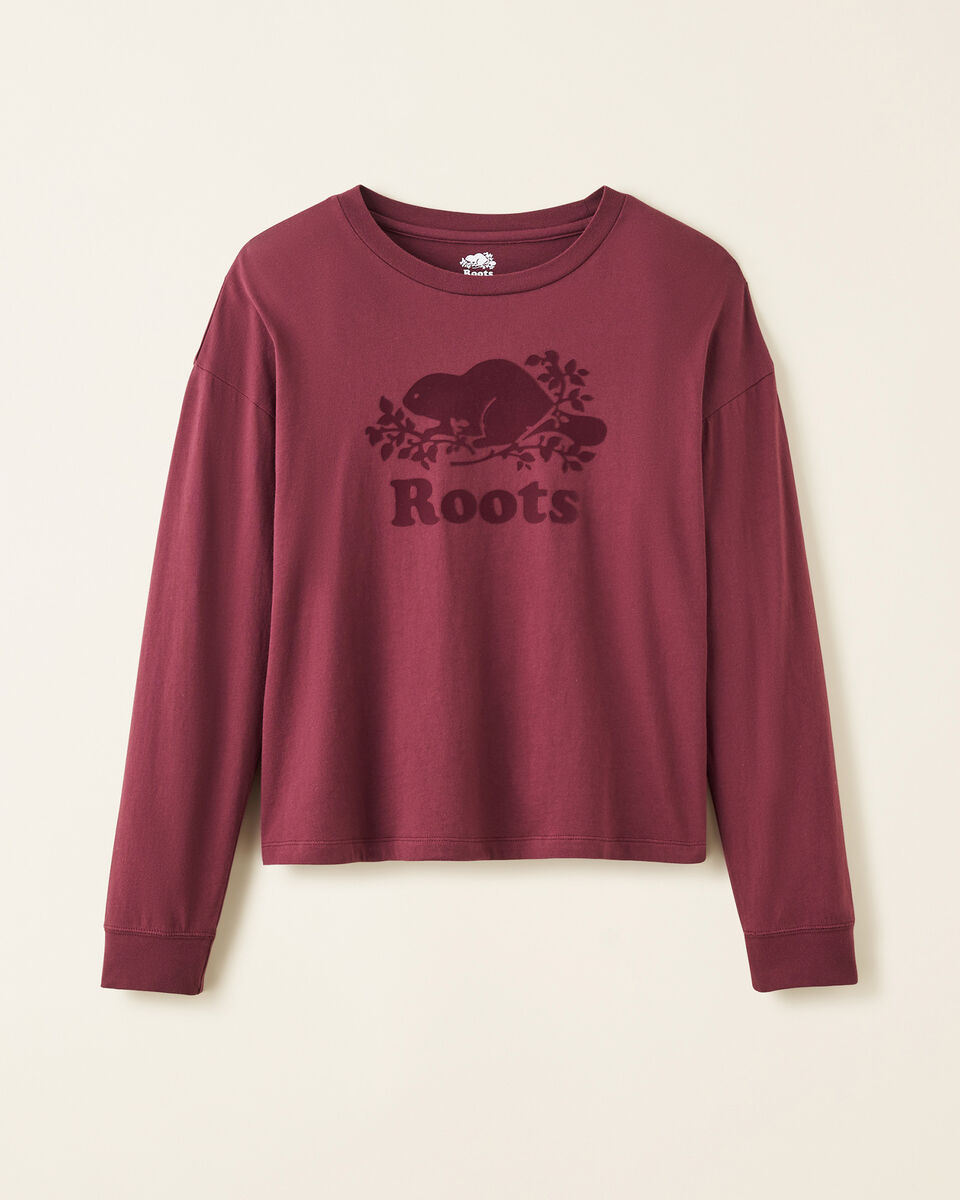 Womens Cooper Beaver Long Sleeve T-Shirt