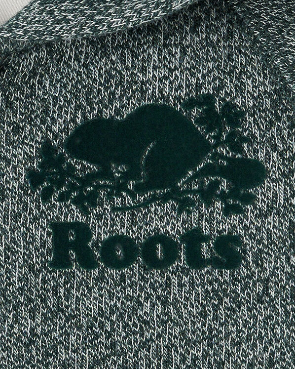 Chandail original &agrave; capuchon et glissi&egrave;re en jersey bouclette de coton bio pour b&eacute;b&eacute;s