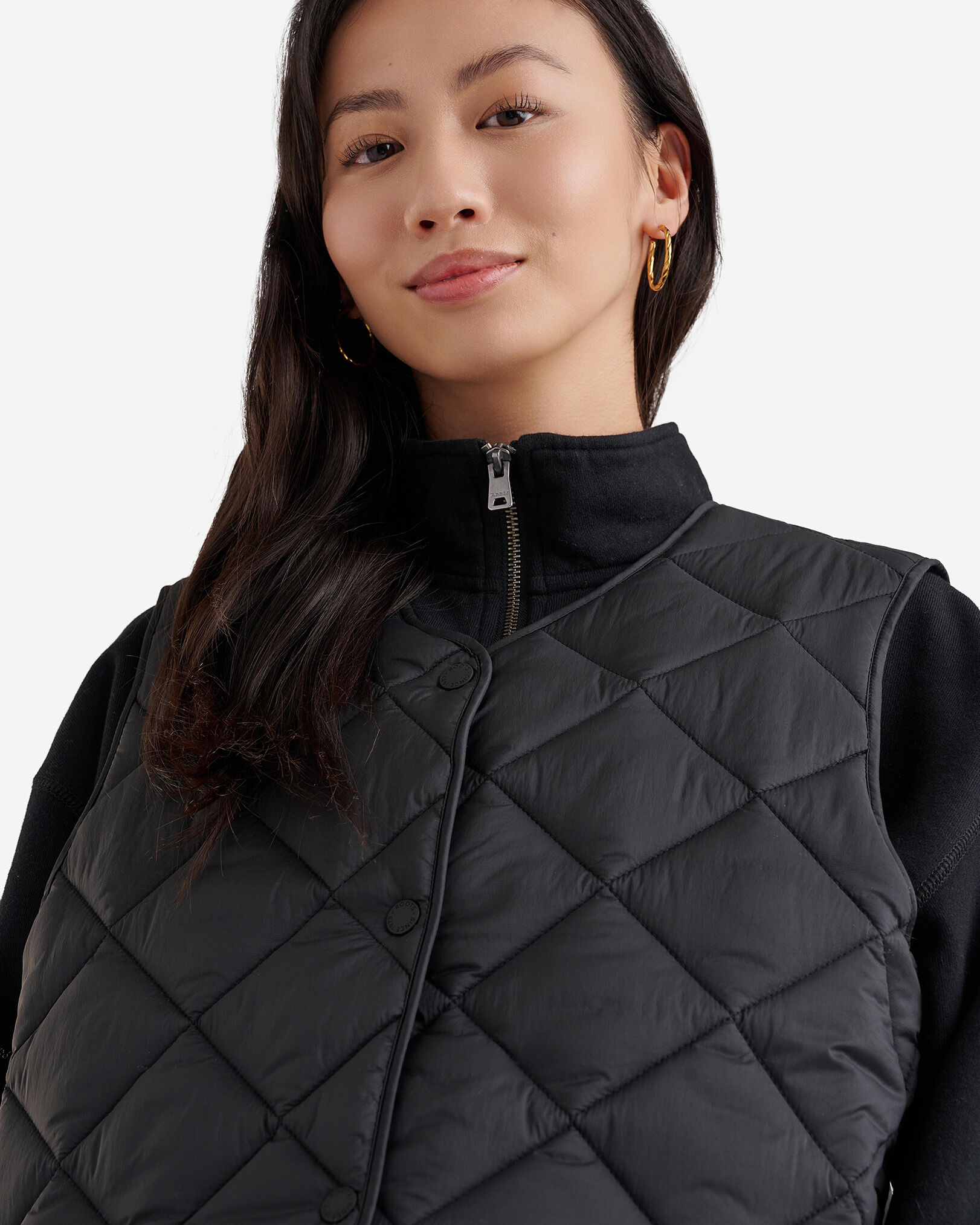 Melville Quilted Vest Jackets Outerwear Roots