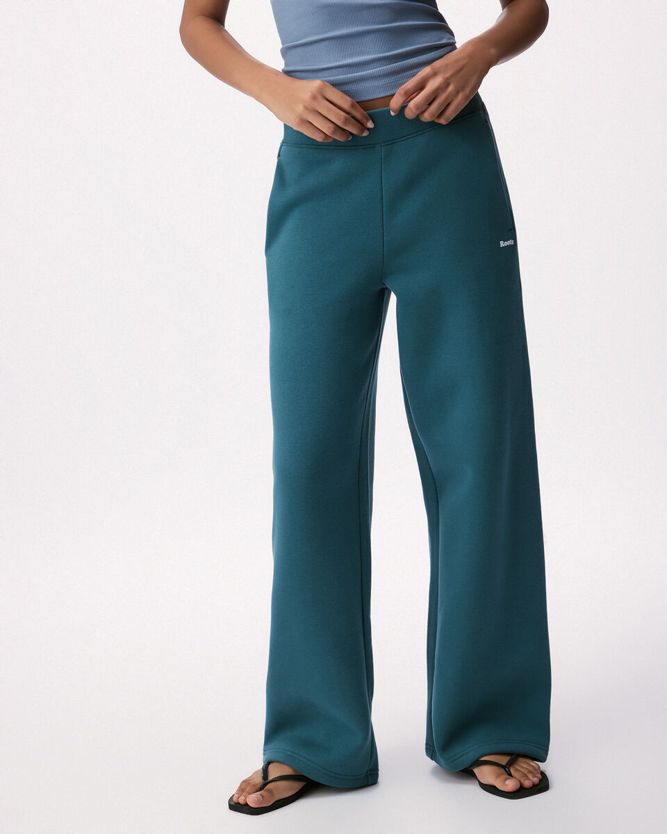 Pantalon en molleton Nuage &agrave; jambe droite