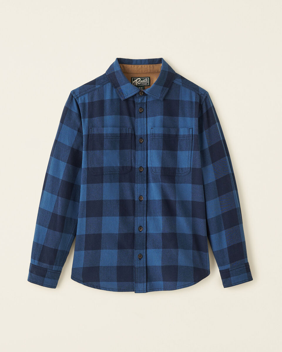 Kids Relaxed Park Plaid Shirt